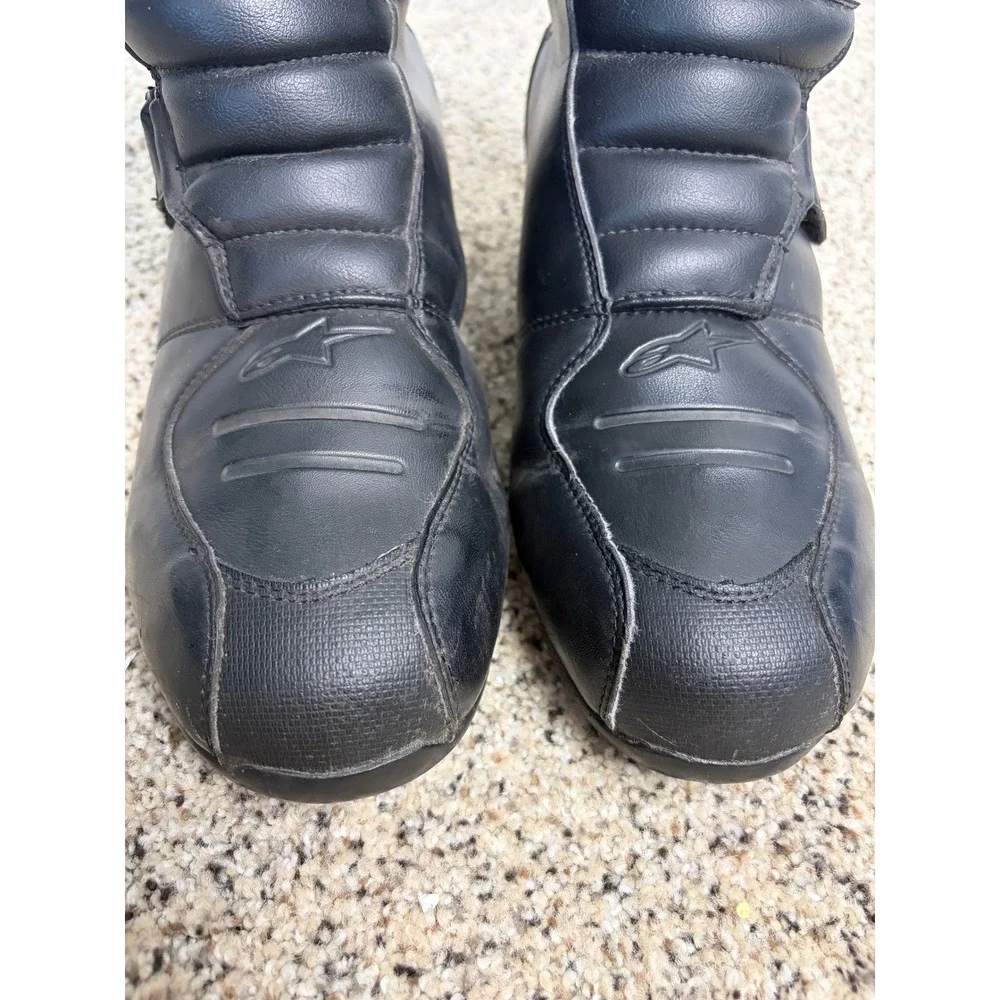 Alpinestars Motorcycle Boots Mens 10 Ridge Waterproof Touring Riding Black